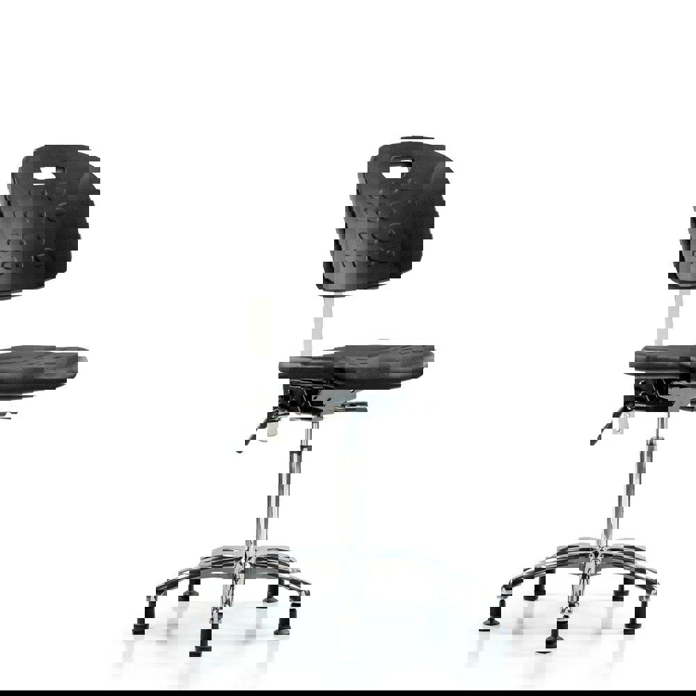 Task Chair: Polyurethane, Black